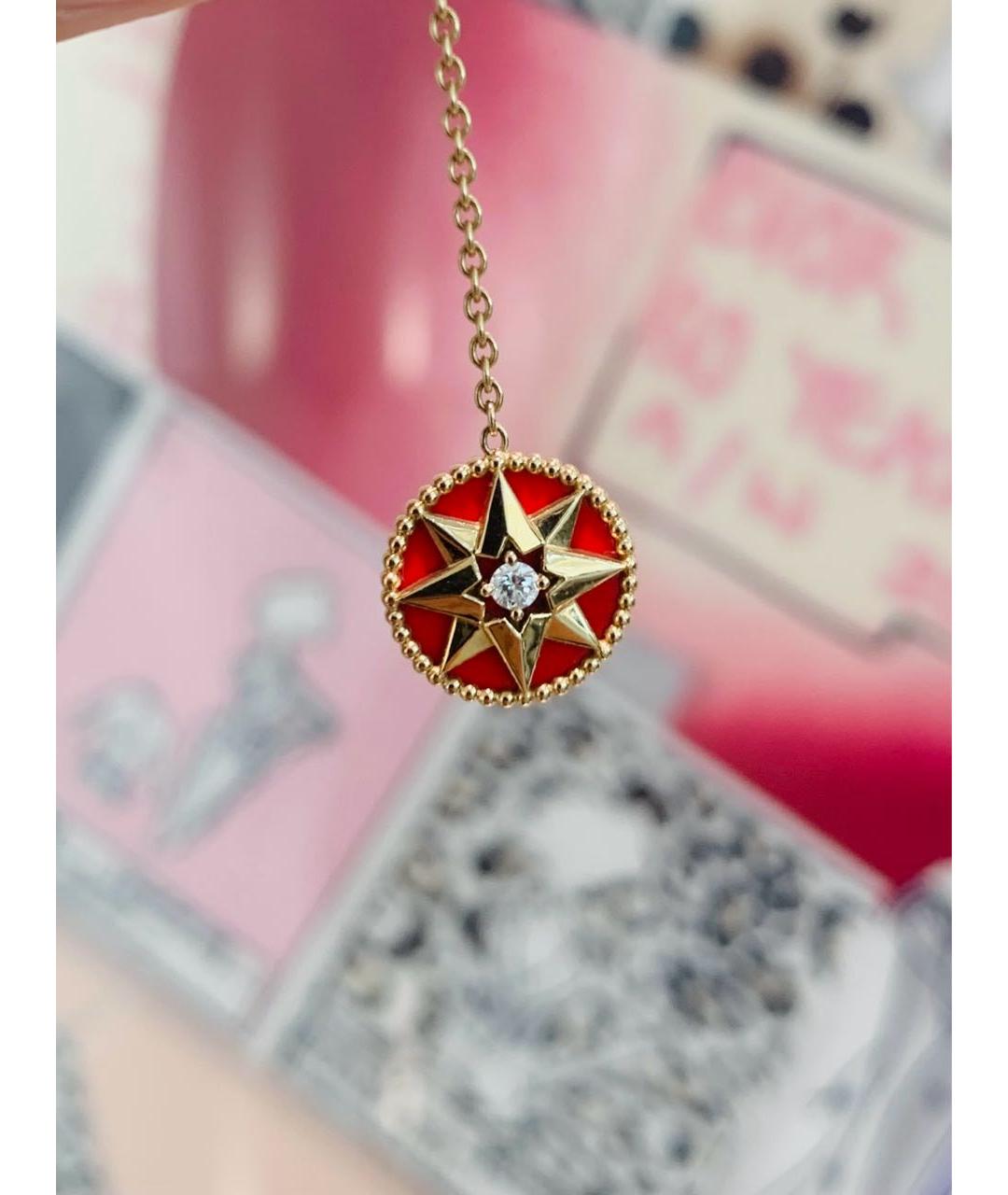 CHRISTIAN DIOR Золотые серьги из розового золота, фото 6