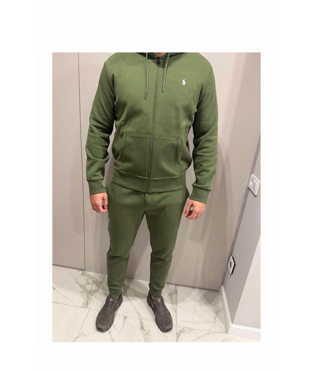 POLO RALPH LAUREN Хаки хлопковые спортивные брюки и шорты, фото 7