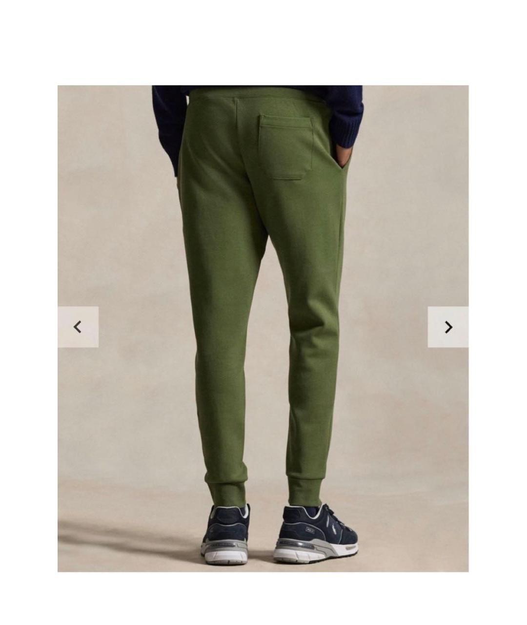 POLO RALPH LAUREN Хаки хлопковые спортивные брюки и шорты, фото 2