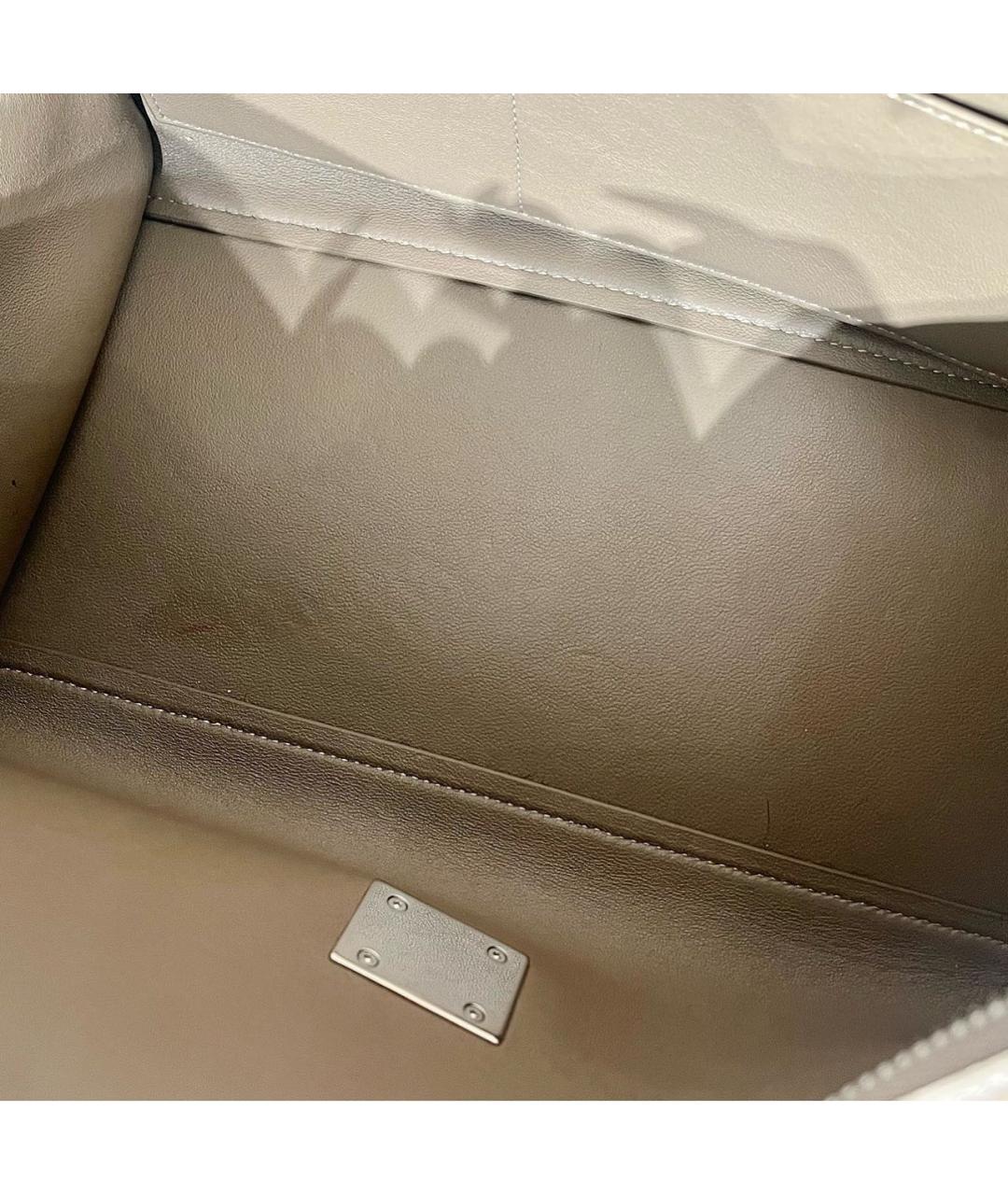 CELINE Бежевая замшевая сумка тоут, фото 4