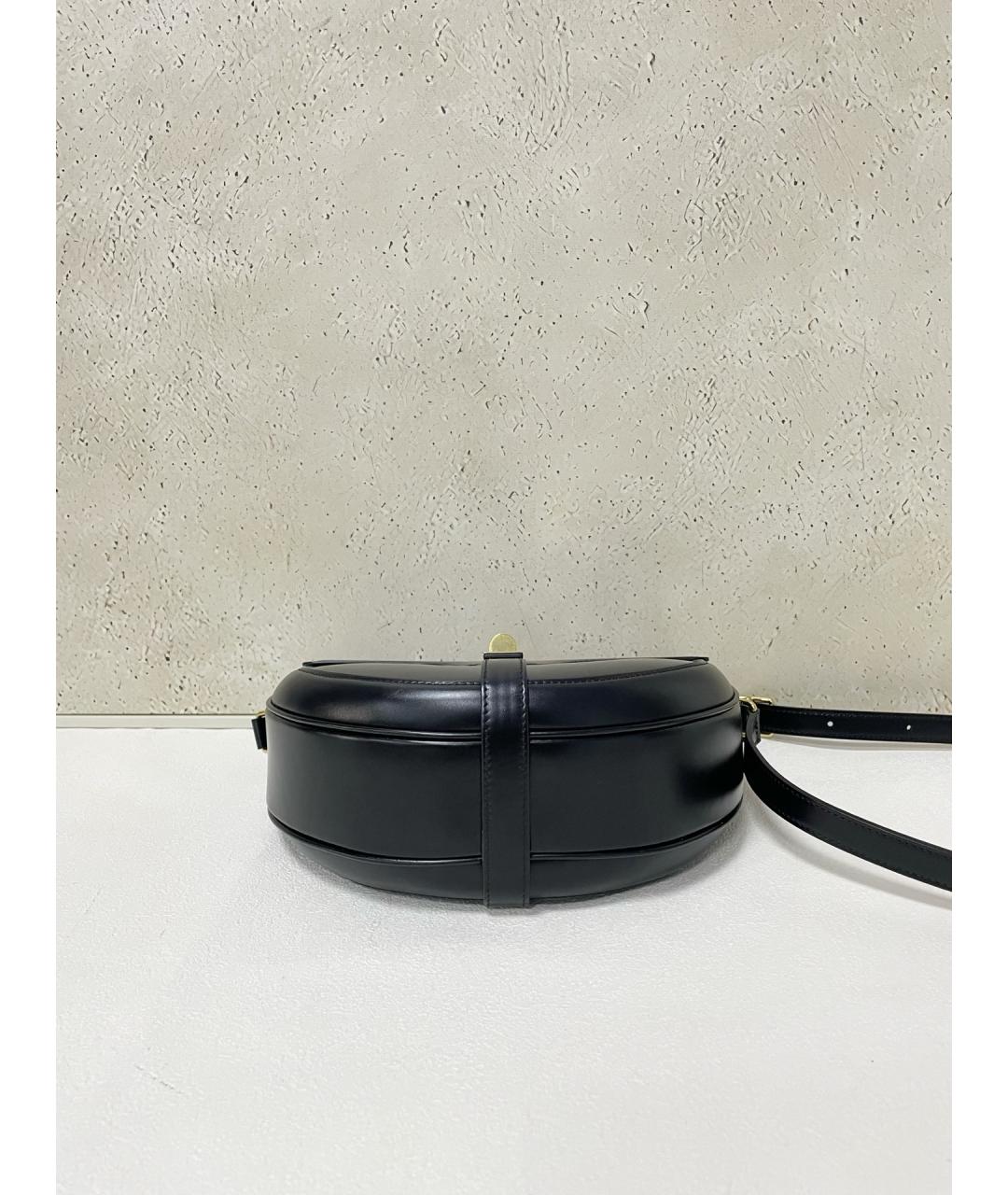 CELINE Черная кожаная сумка через плечо, фото 5