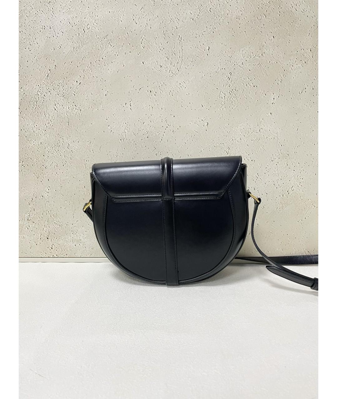 CELINE Черная кожаная сумка через плечо, фото 2