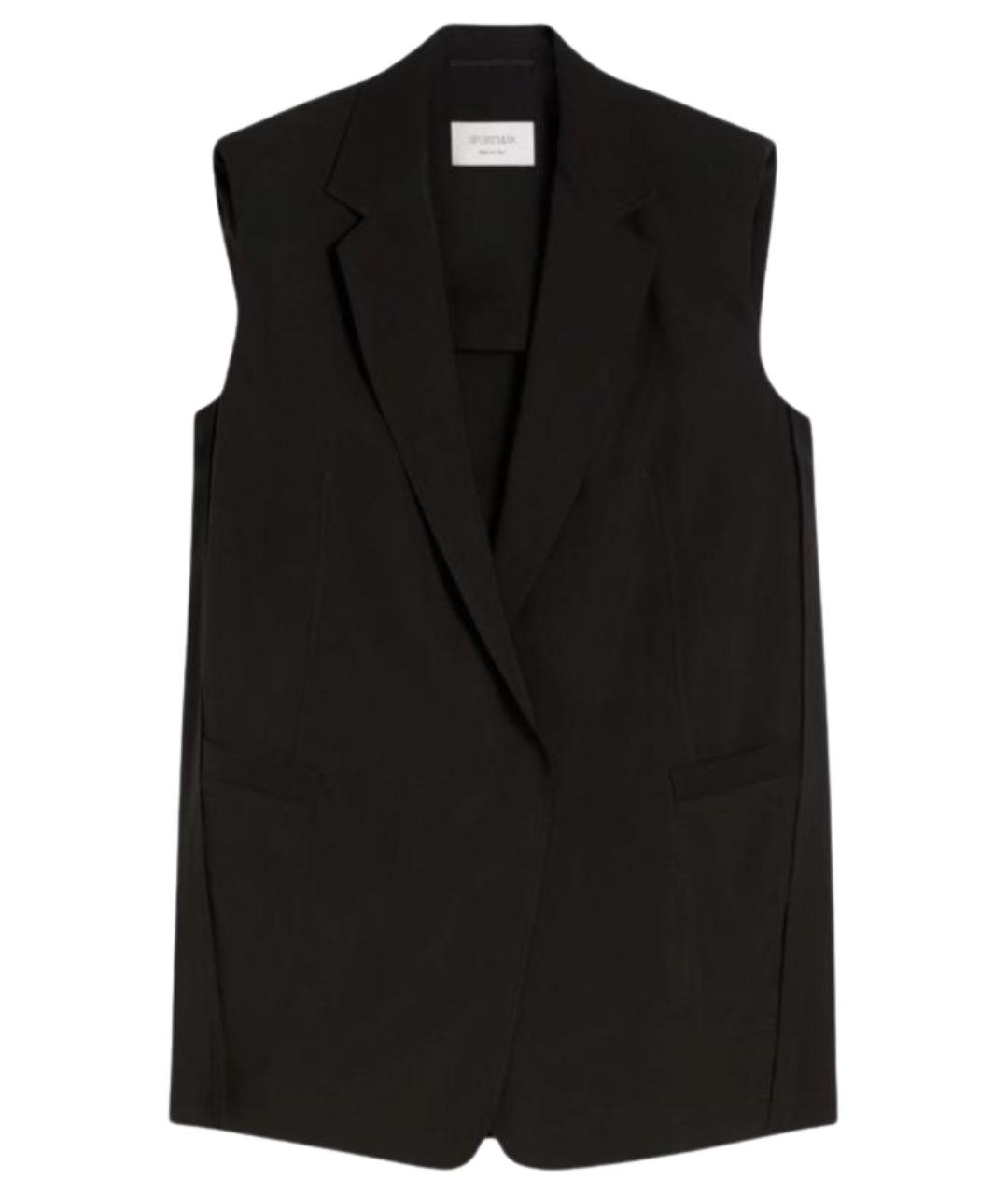 SPORTMAX Черная вискозная жилетка, фото 1