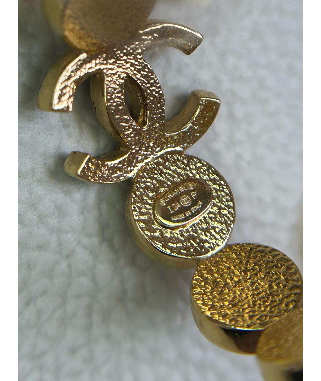 CHANEL Золотые серьги, фото 4