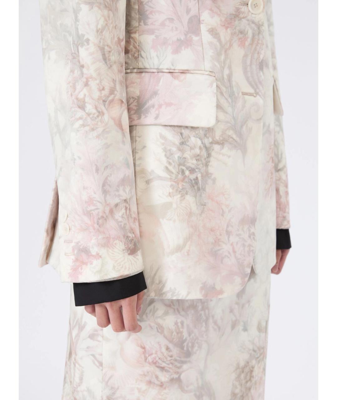 MAX MARA Мульти хлопковый жакет/пиджак, фото 5