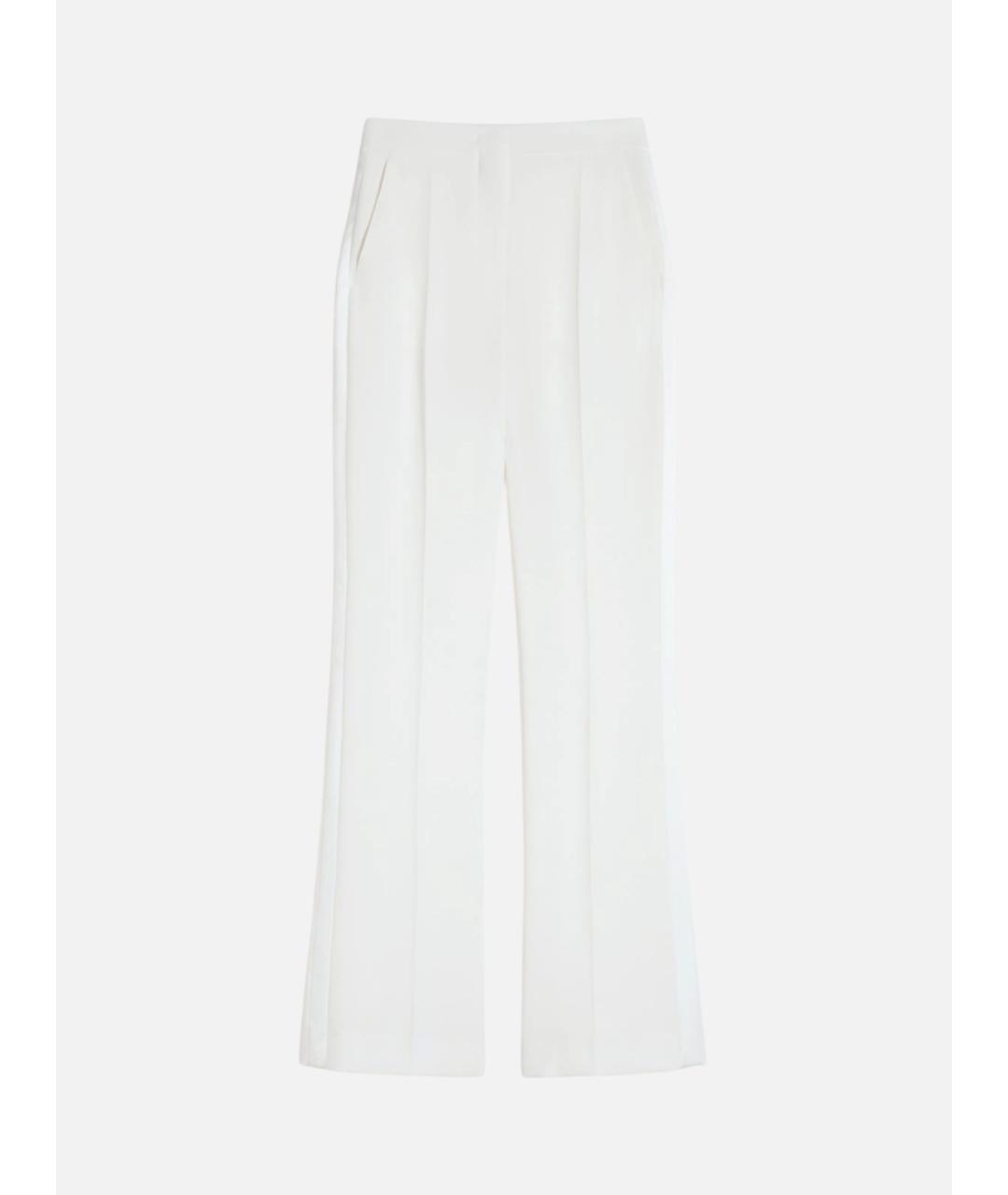 MAX MARA Белые прямые брюки, фото 6