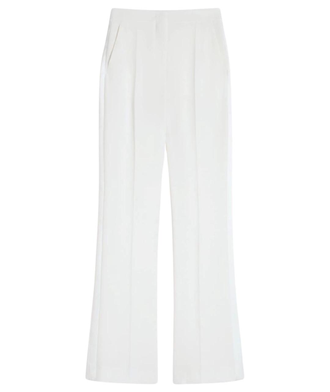 MAX MARA Белые прямые брюки, фото 1