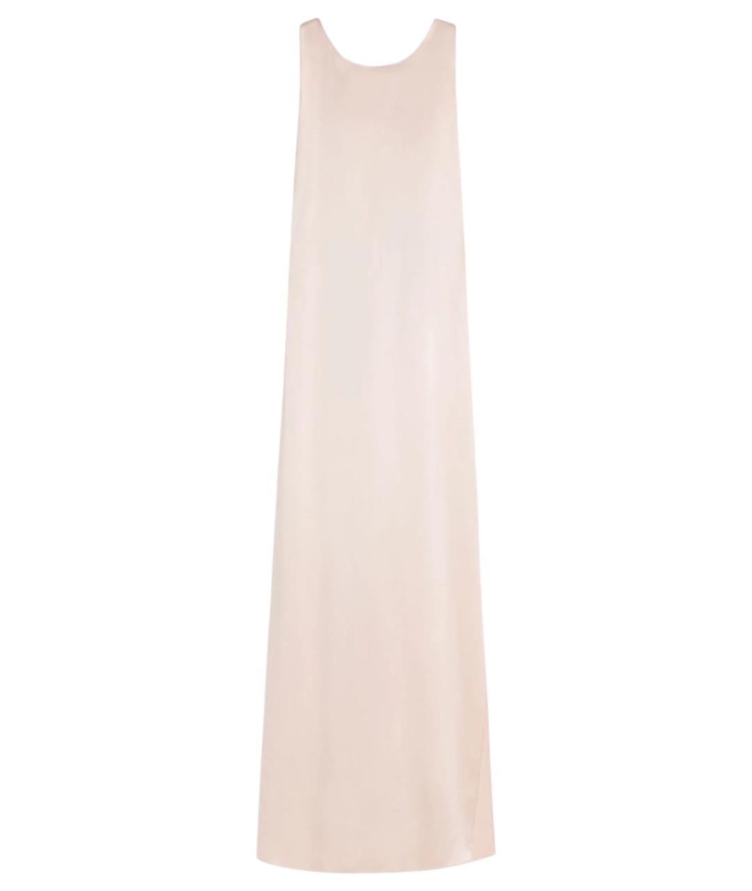 MAX MARA Розовое шелковое повседневное платье, фото 1