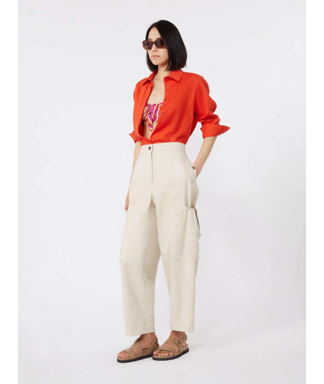 MAX MARA Оранжевая рубашка, фото 2