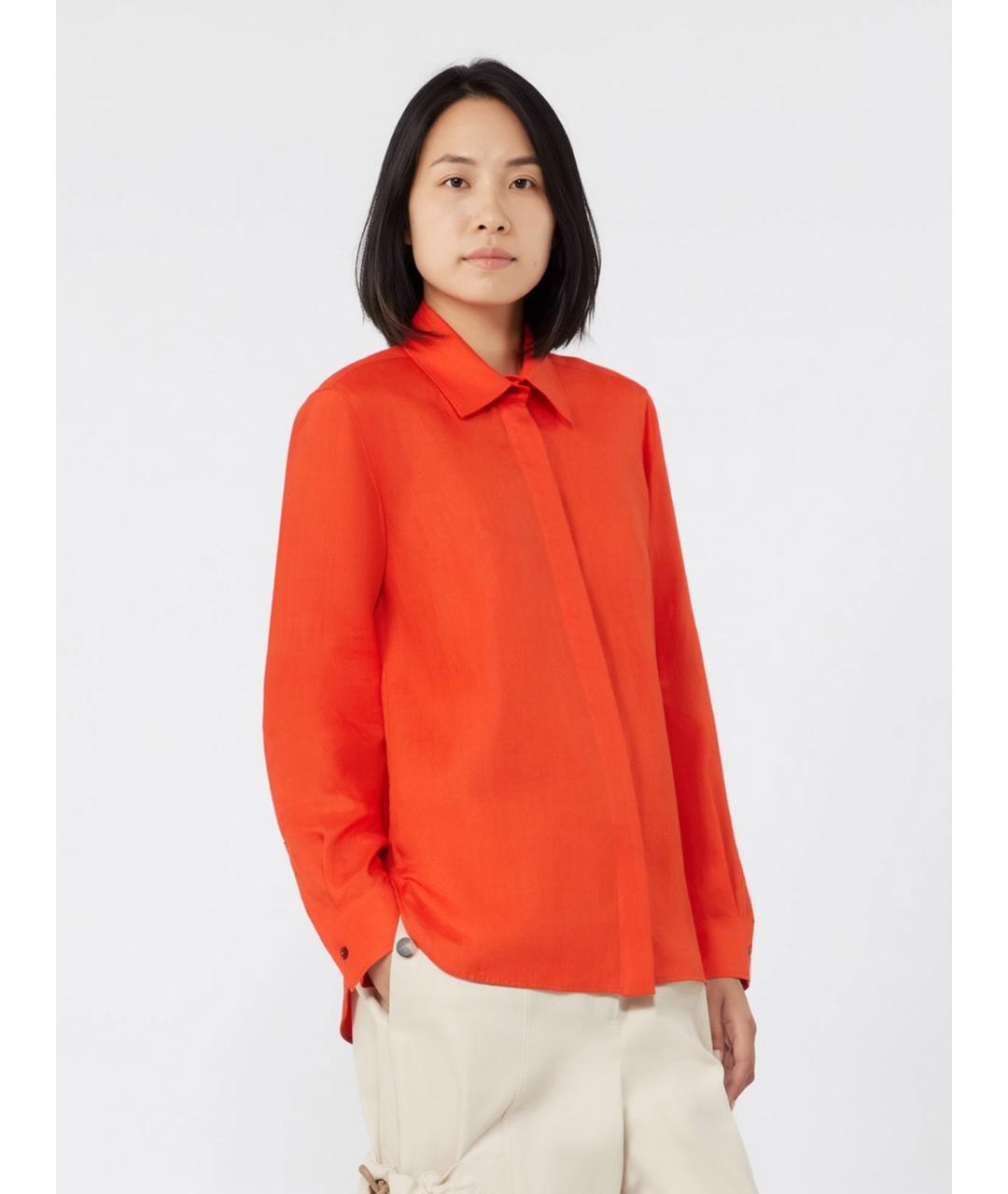 MAX MARA Оранжевая рубашка, фото 3