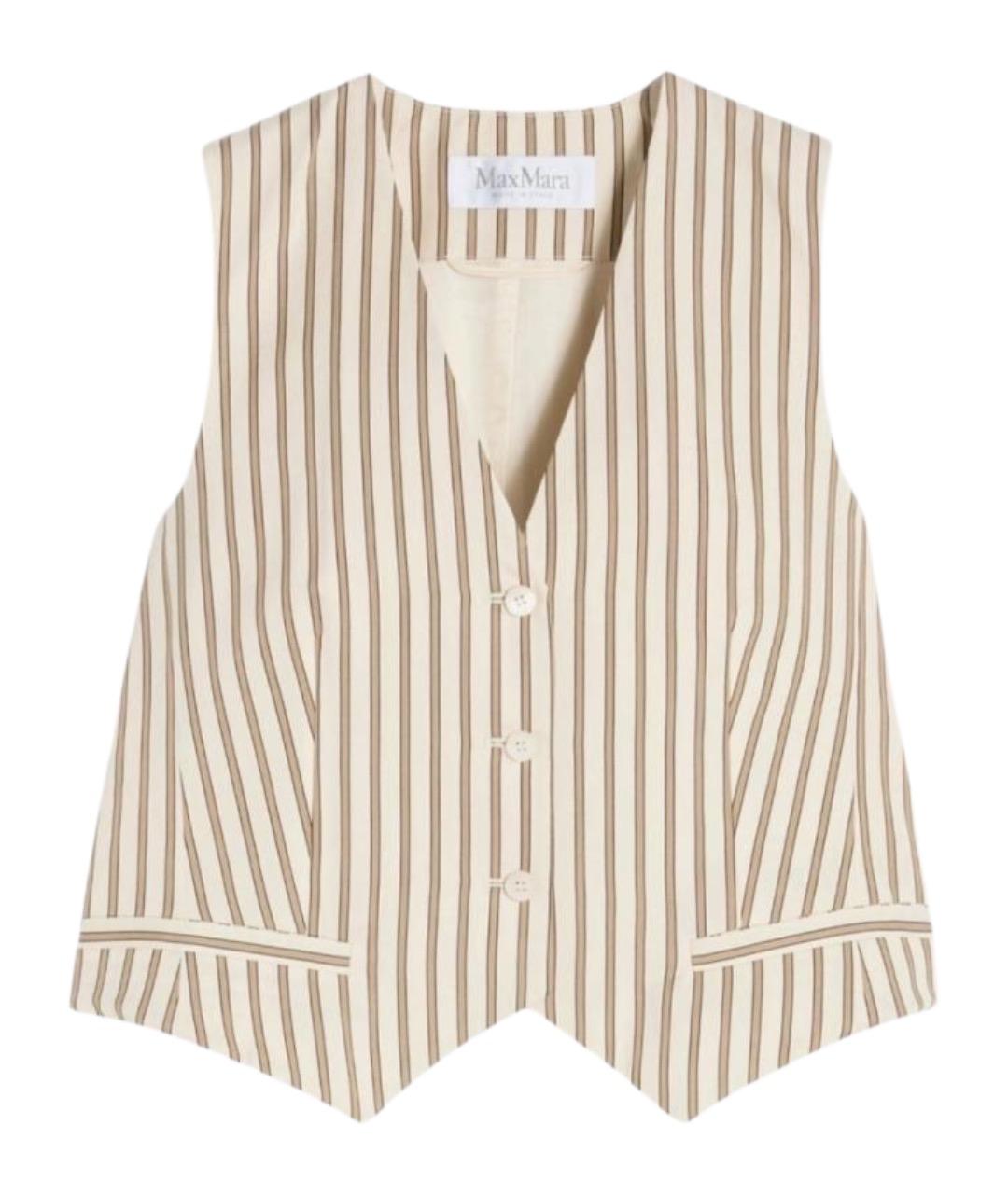 MAX MARA Мульти хлопковый жилет, фото 1