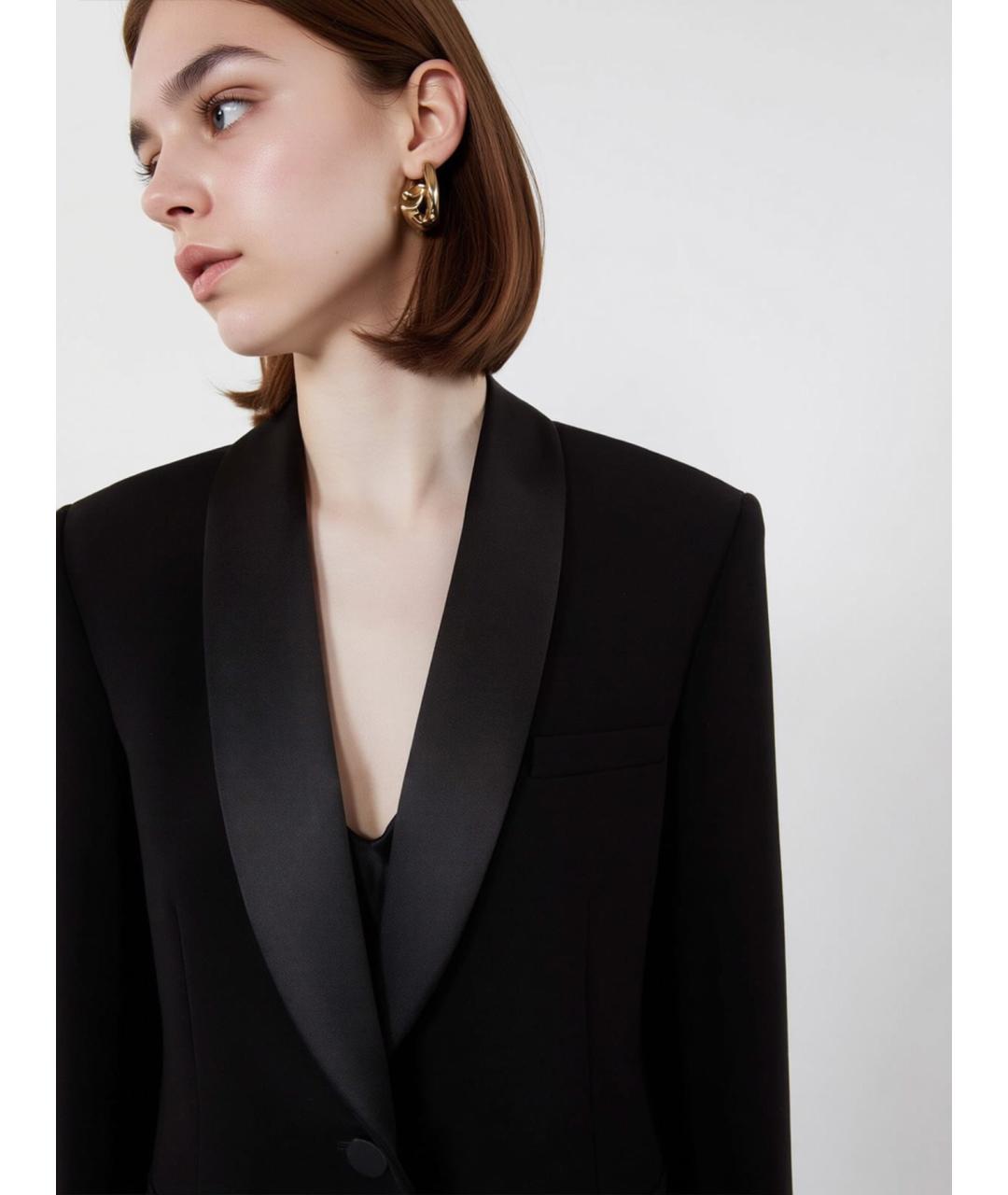 MAX MARA Черный жакет/пиджак, фото 5