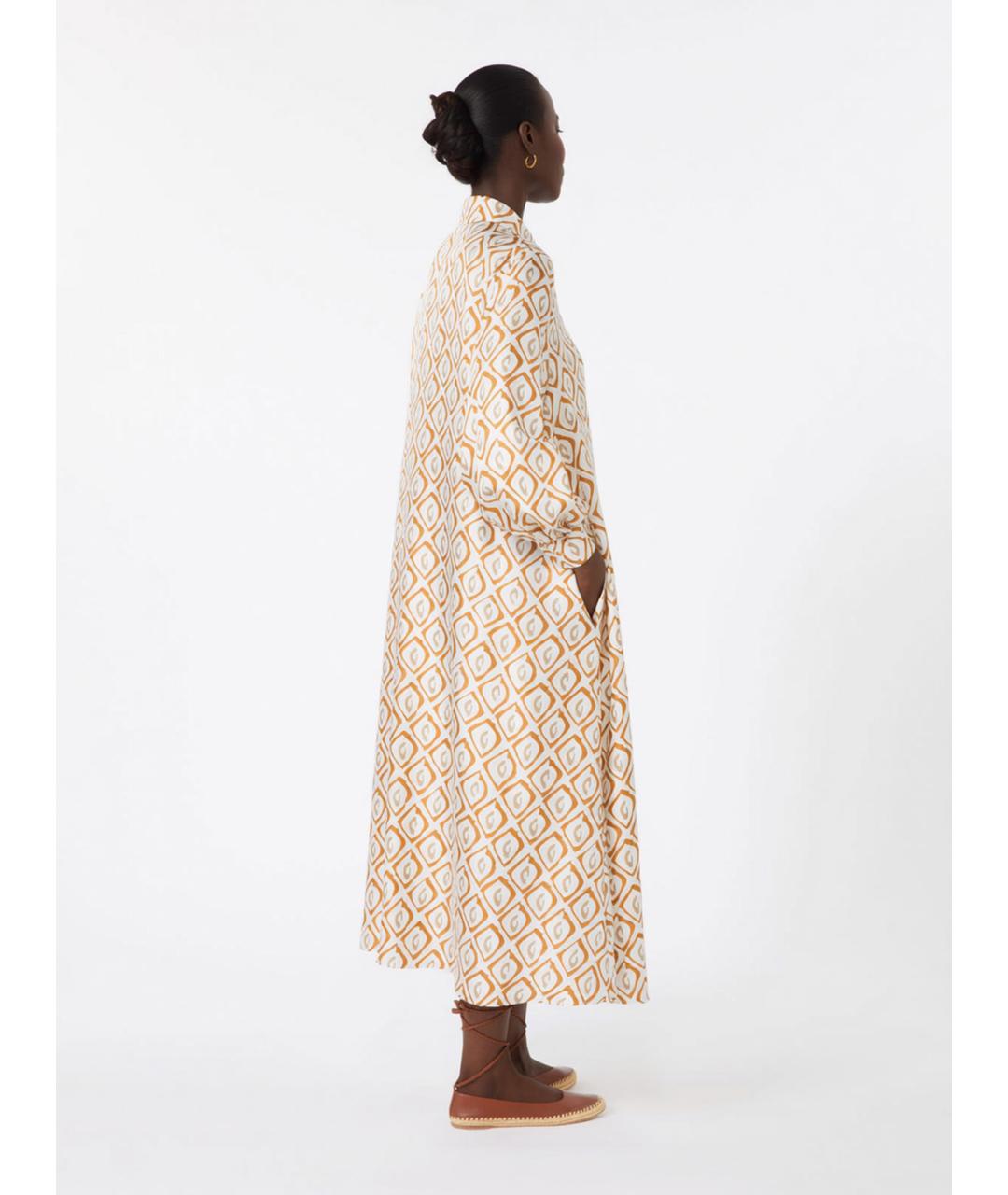 MAX MARA Бежевое повседневное платье, фото 4