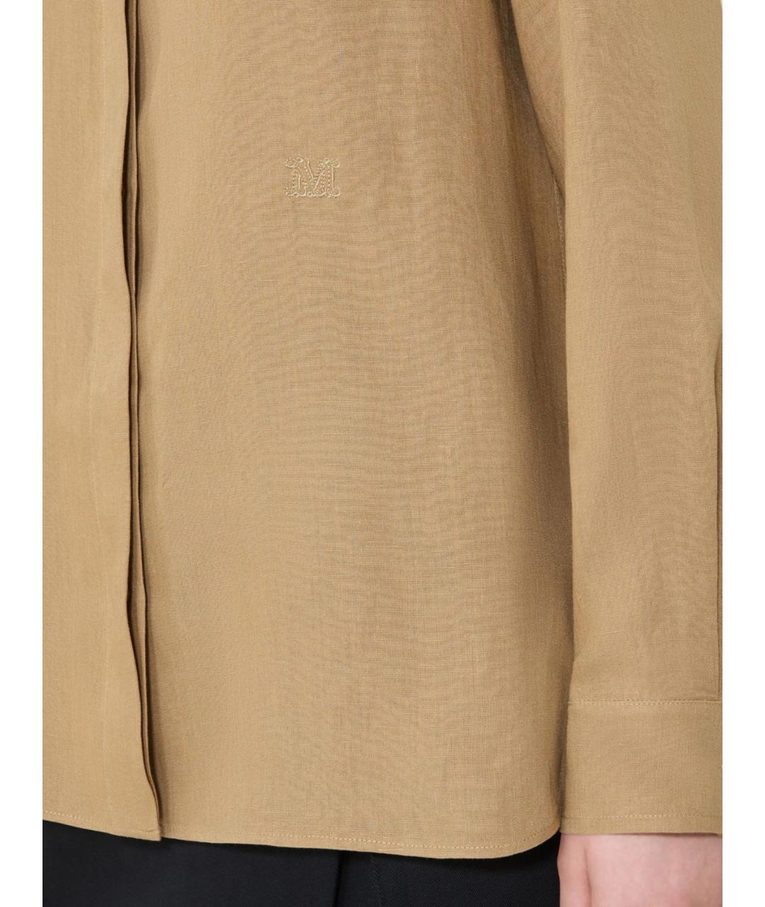 MAX MARA Бежевая рубашка, фото 5