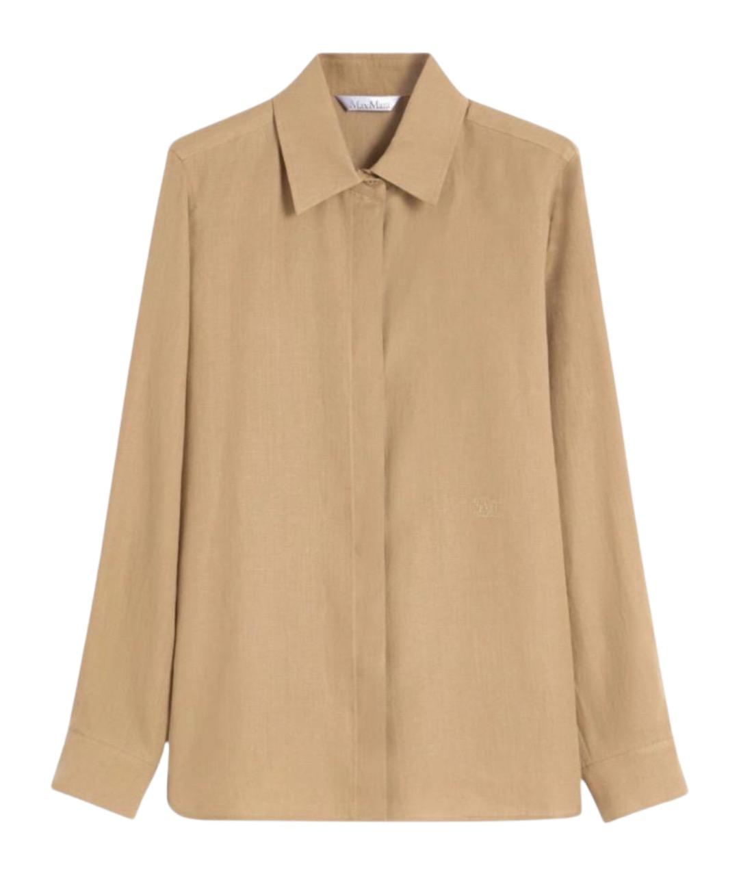 MAX MARA Бежевая рубашка, фото 1