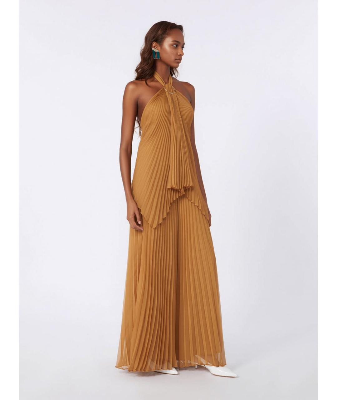 MAX MARA Оранжевая полиэстеровая блузы, фото 2