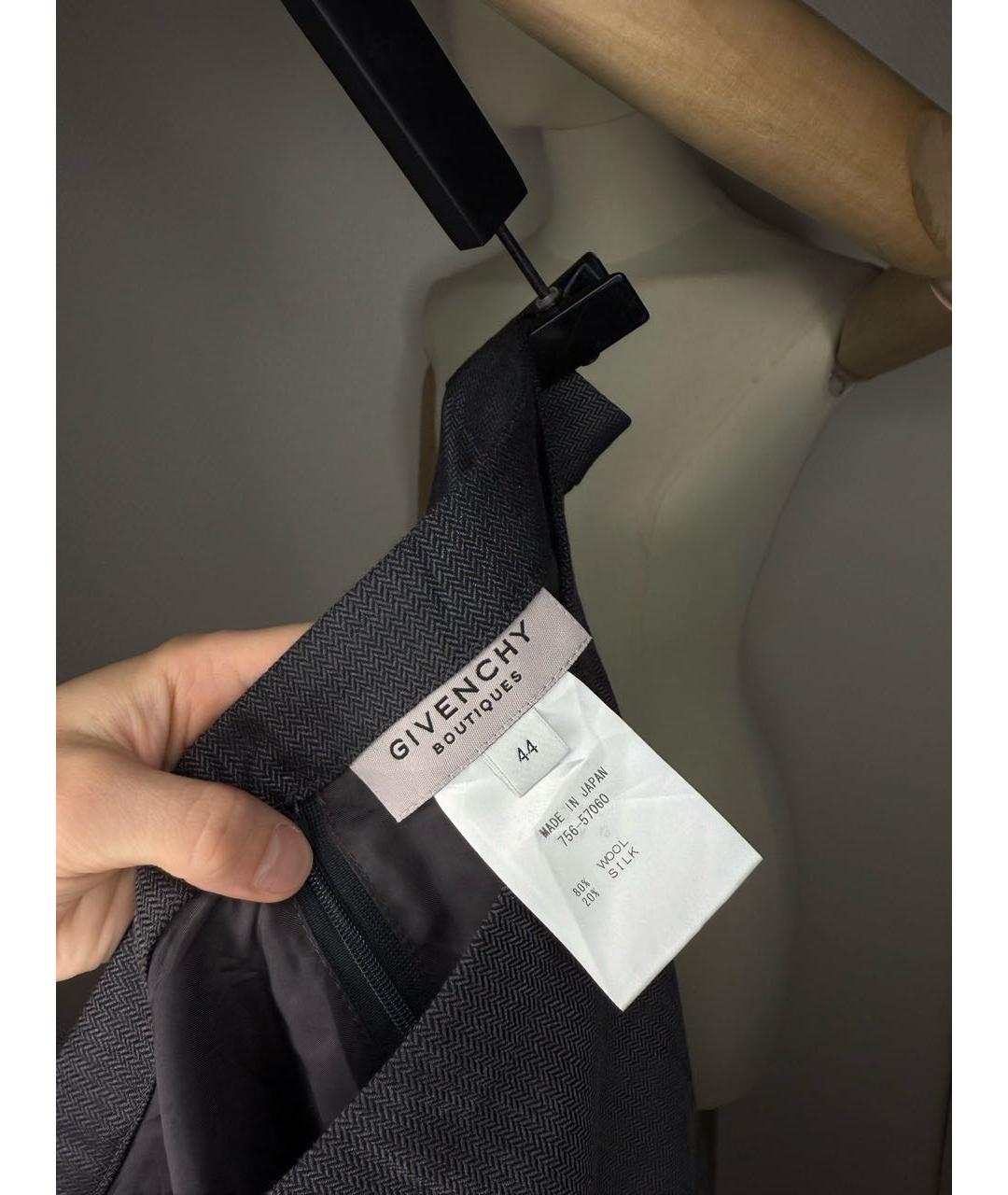 GIVENCHY Мульти шерстяная юбка миди, фото 5