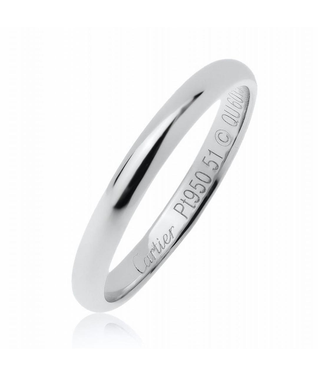 CARTIER Серебряное платиновое кольцо, фото 4