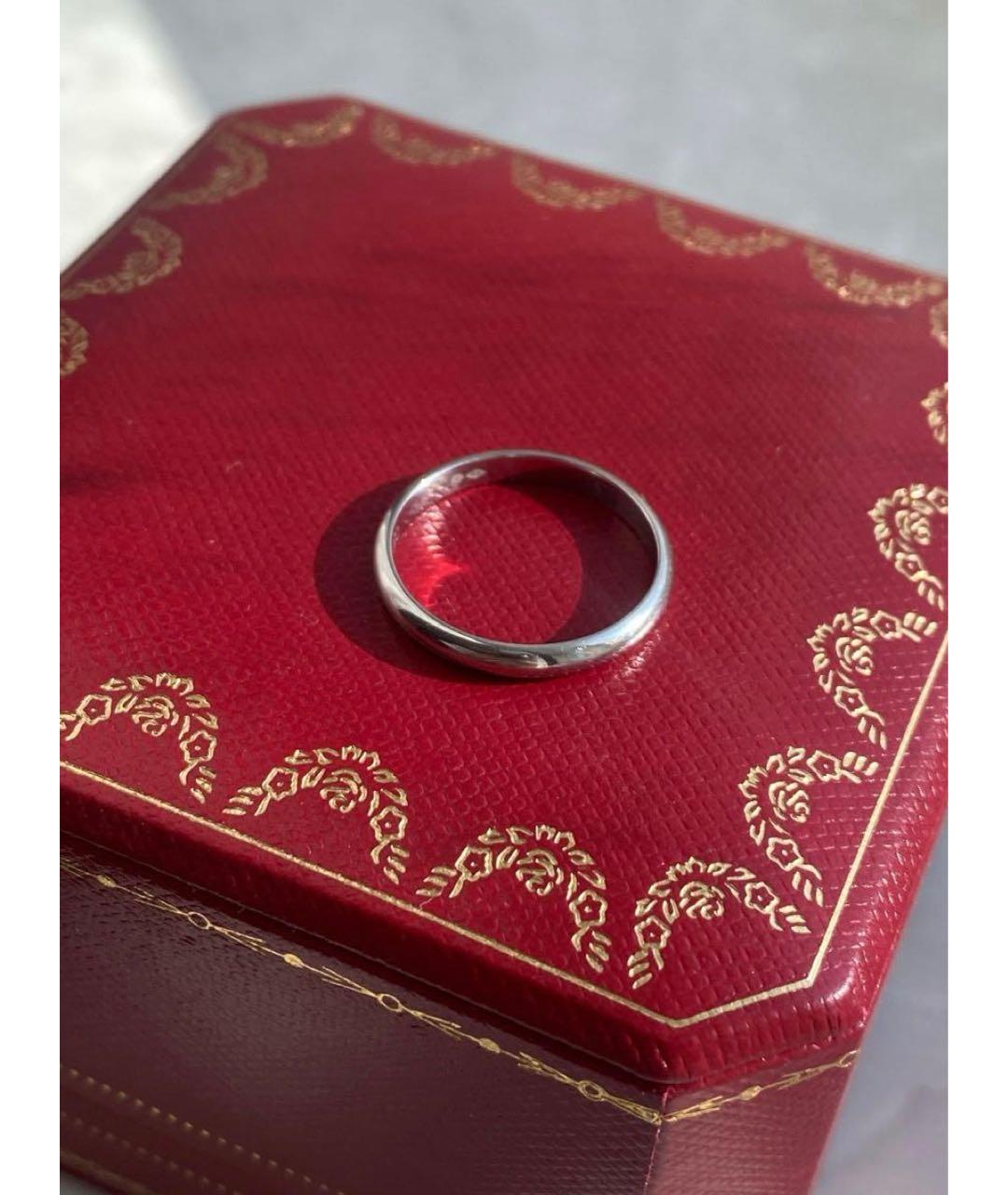 CARTIER Серебряное платиновое кольцо, фото 3