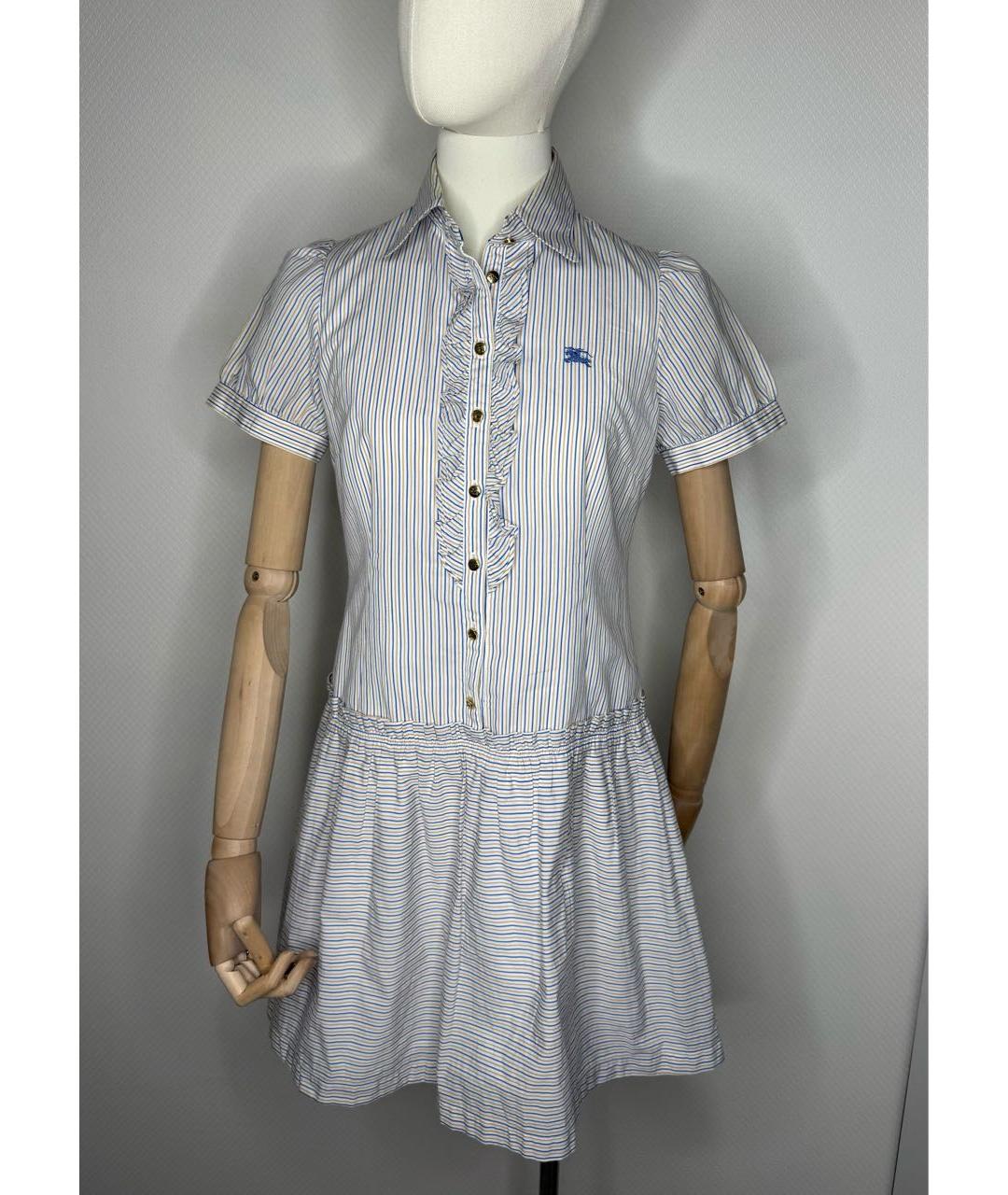 BURBERRY Голубое коктейльное платье, фото 9