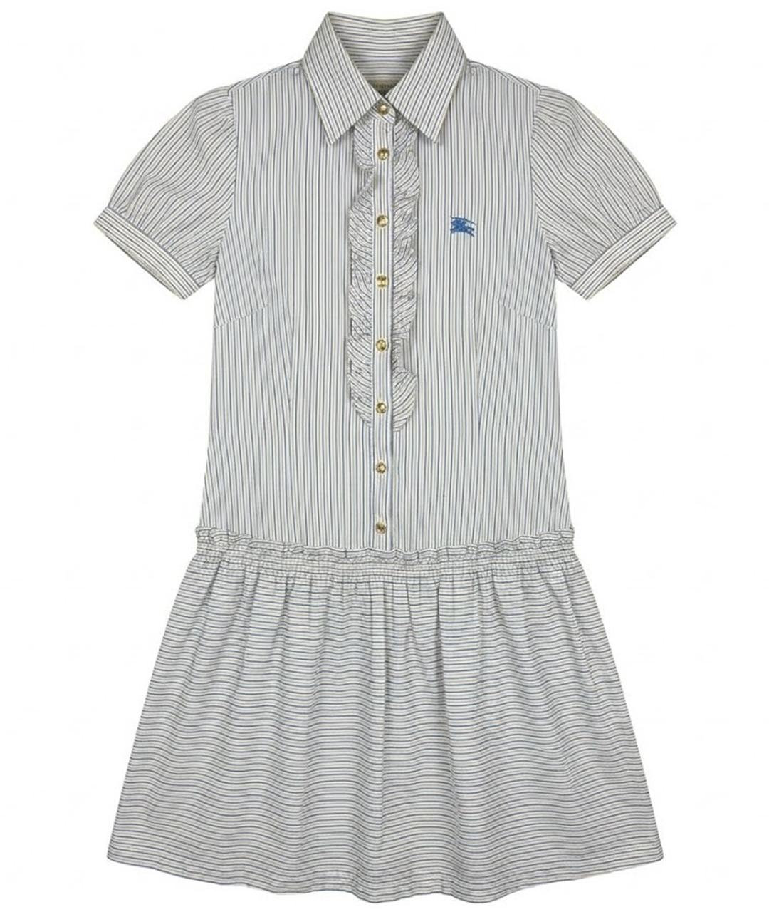 BURBERRY Голубое коктейльное платье, фото 1