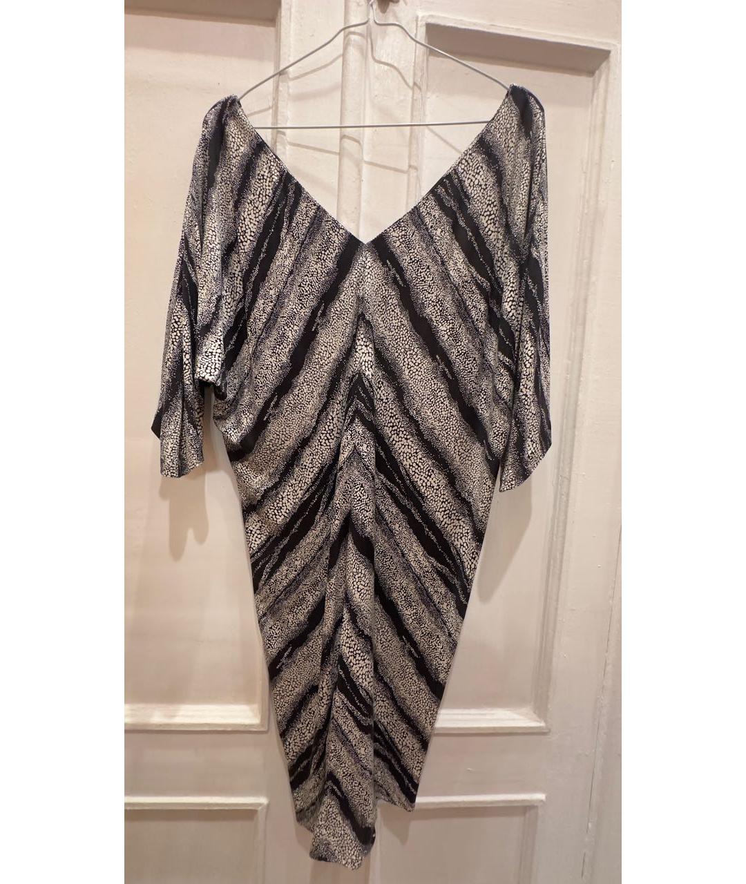 DIANE VON FURSTENBERG Мульти хлопко-эластановое коктейльное платье, фото 2