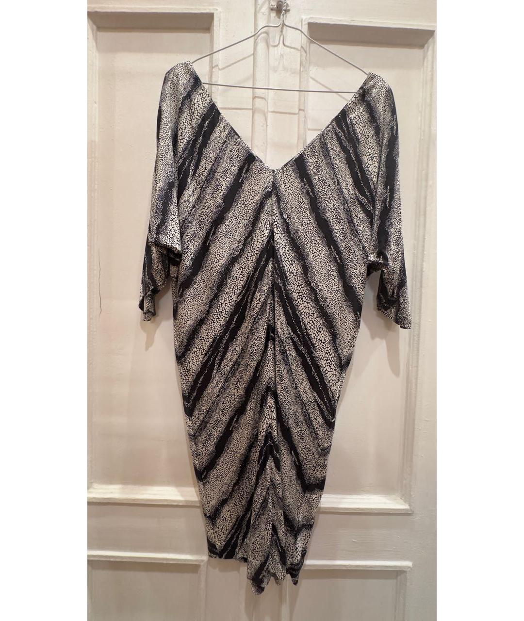 DIANE VON FURSTENBERG Мульти хлопко-эластановое коктейльное платье, фото 8