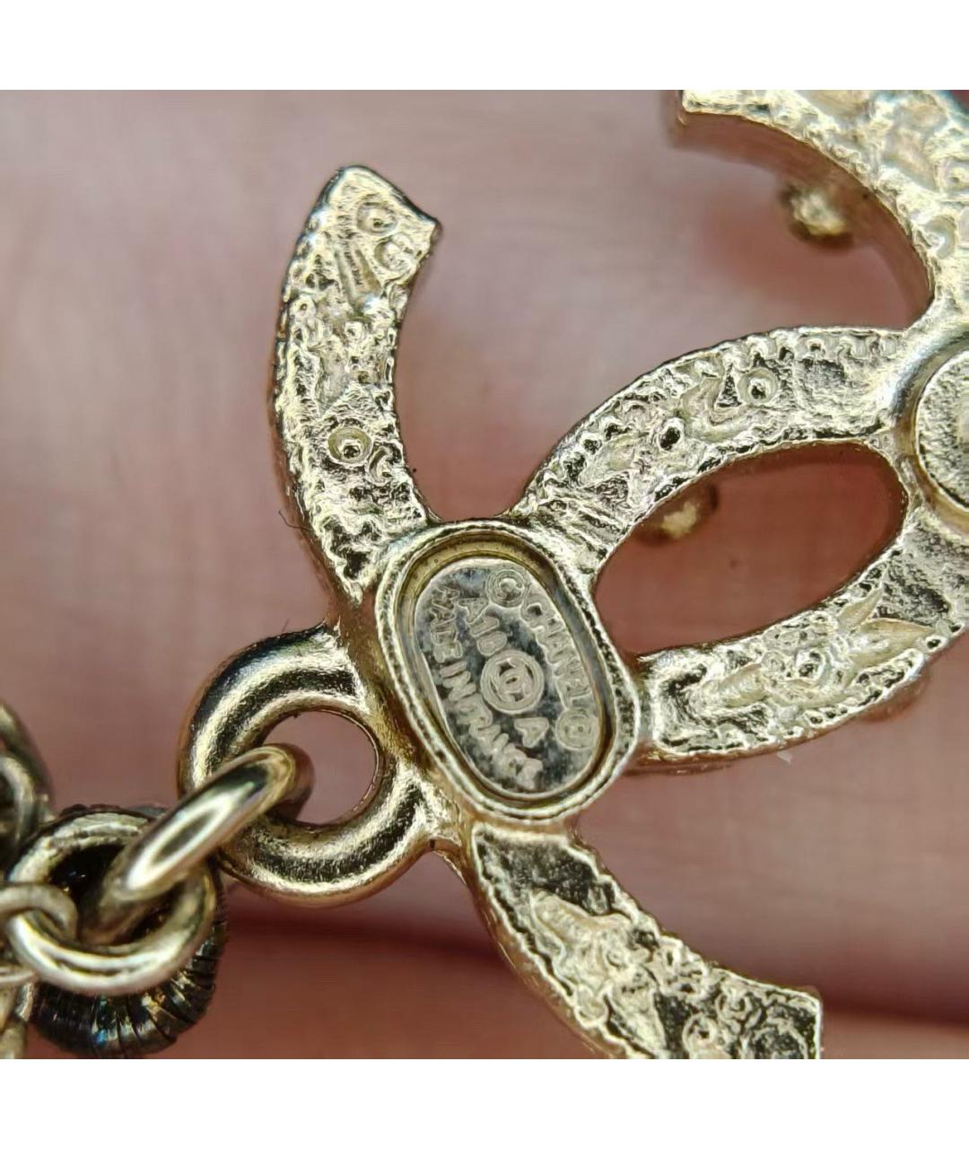 CHANEL Золотые серьги, фото 3