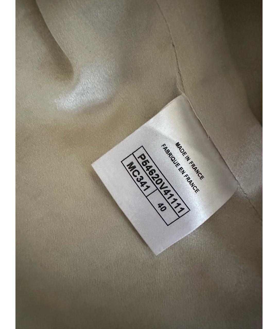 CHANEL Серое твидовое пальто, фото 4