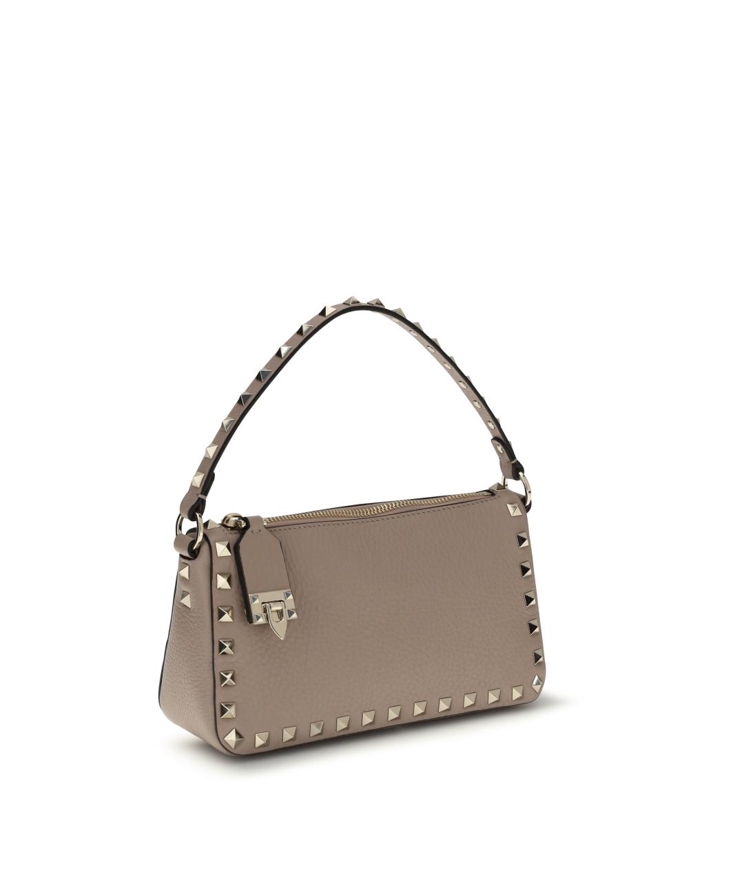 VALENTINO Розовая кожаная сумка через плечо, фото 2