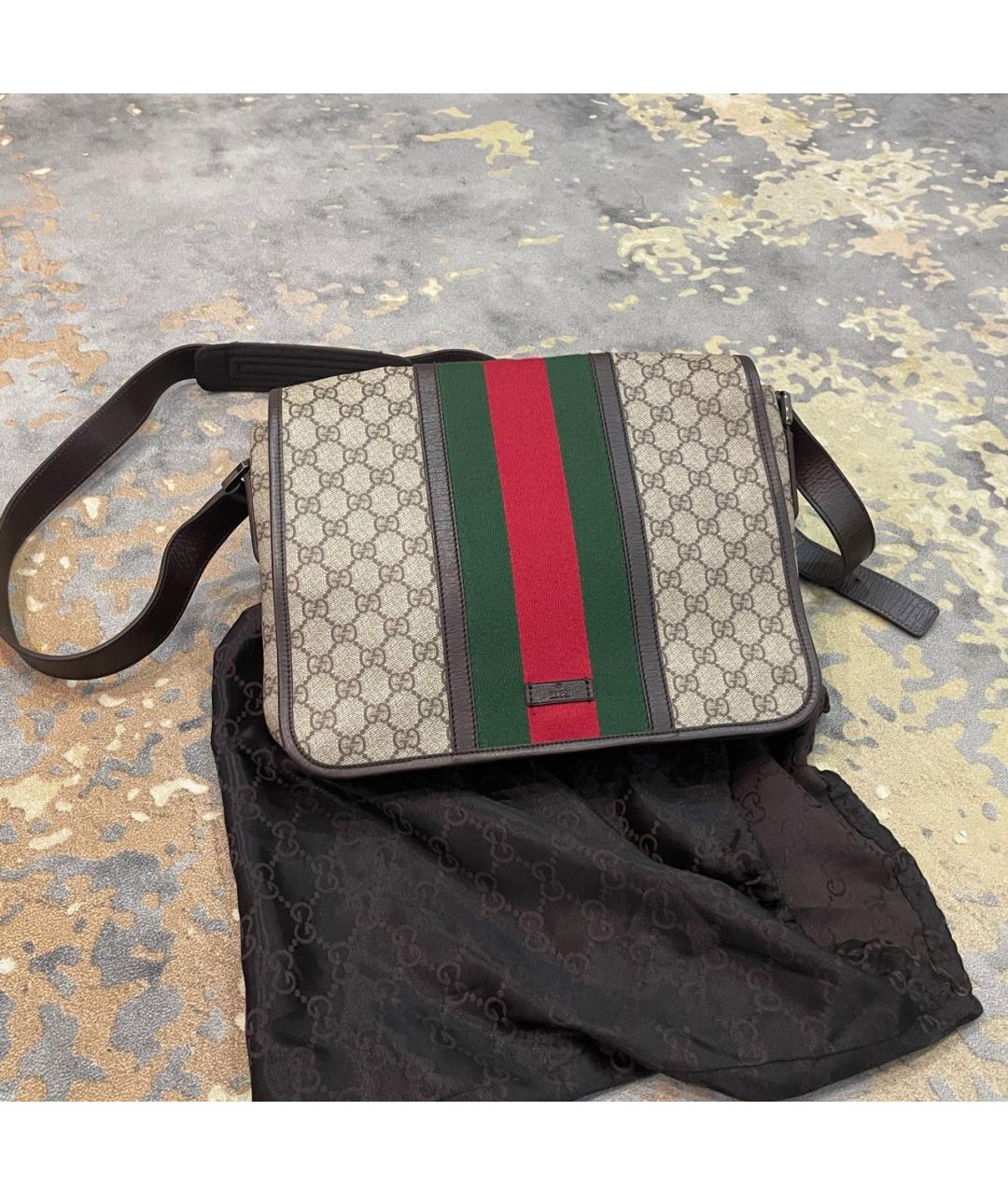 GUCCI Бежевая сумка на плечо, фото 5