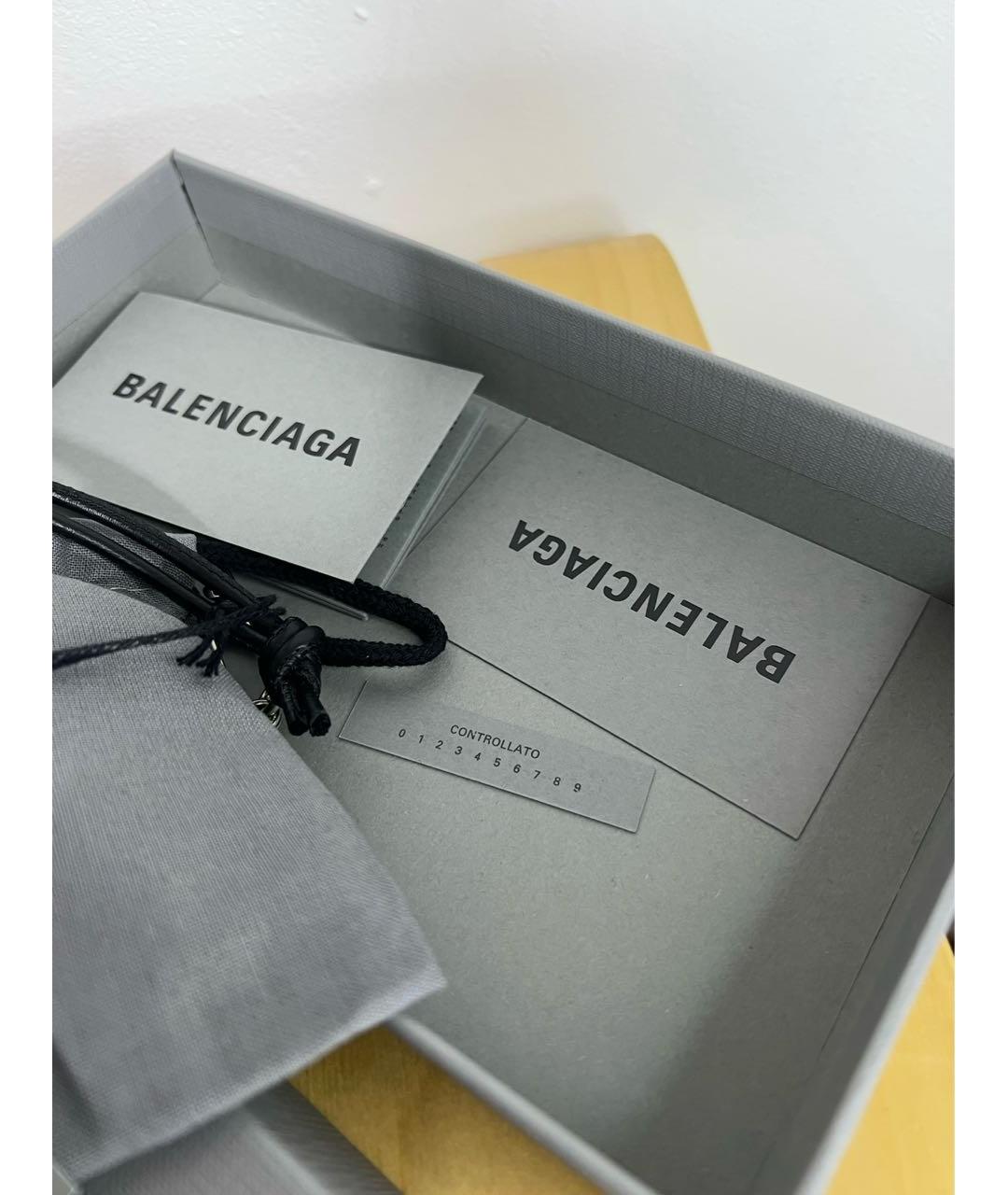 BALENCIAGA Антрацитовый брелок, фото 6