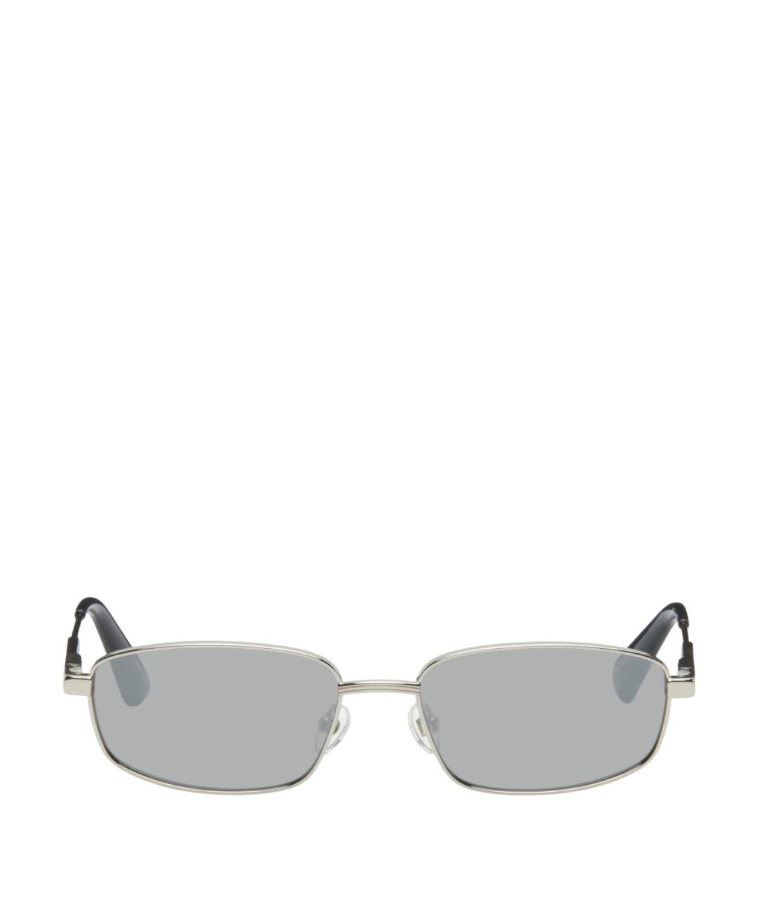 JACQUEMUS Серебряные металлические солнцезащитные очки, фото 1