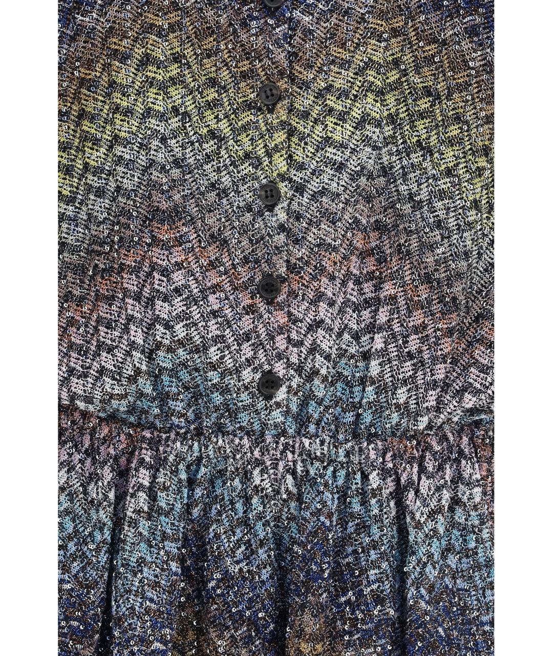 MISSONI Мульти вискозное повседневное платье, фото 3