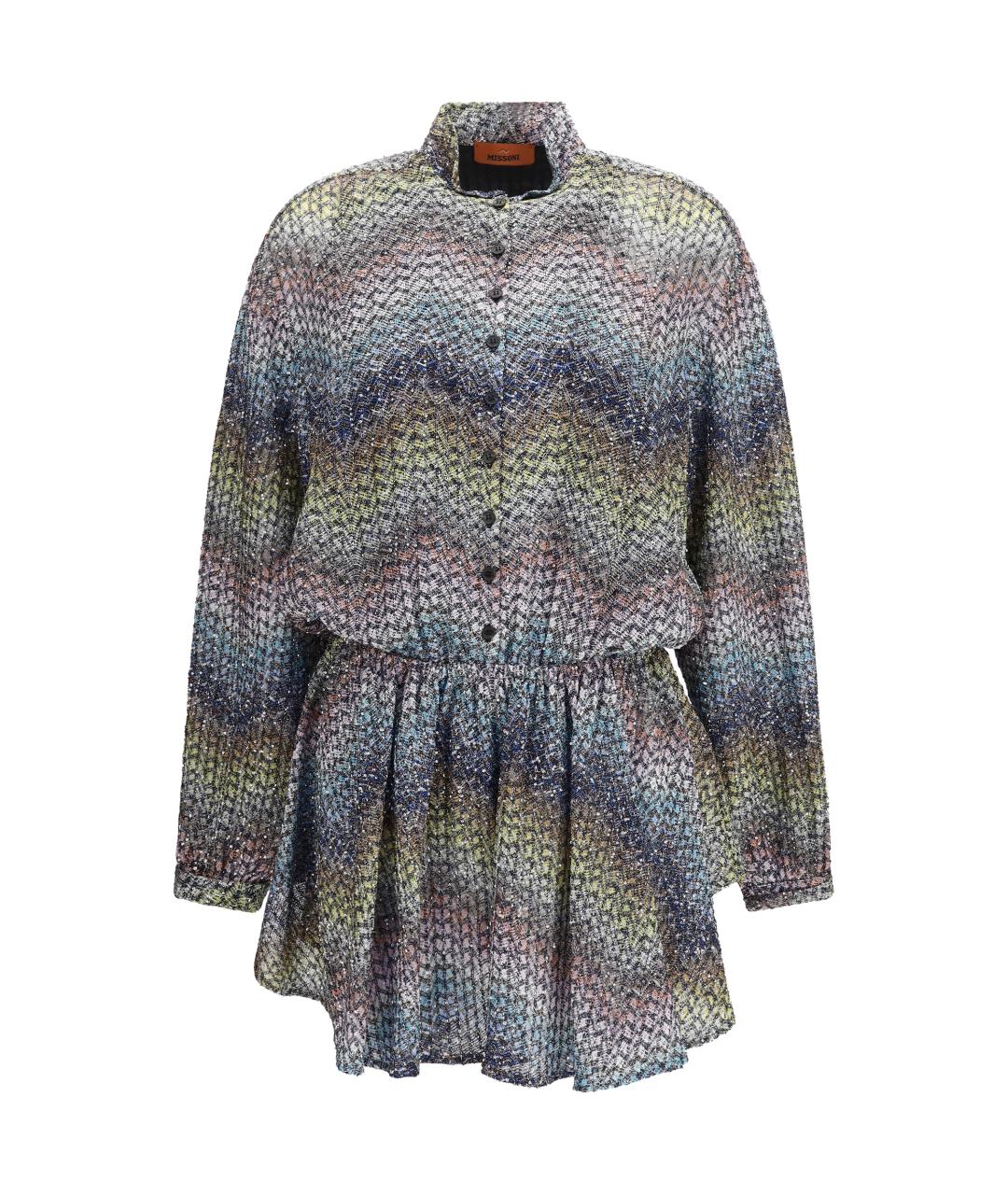 MISSONI Мульти вискозное повседневное платье, фото 1
