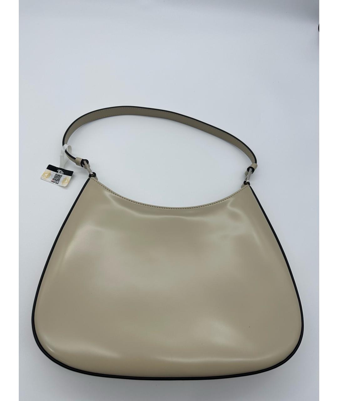 PRADA Хаки кожаная сумка через плечо, фото 3