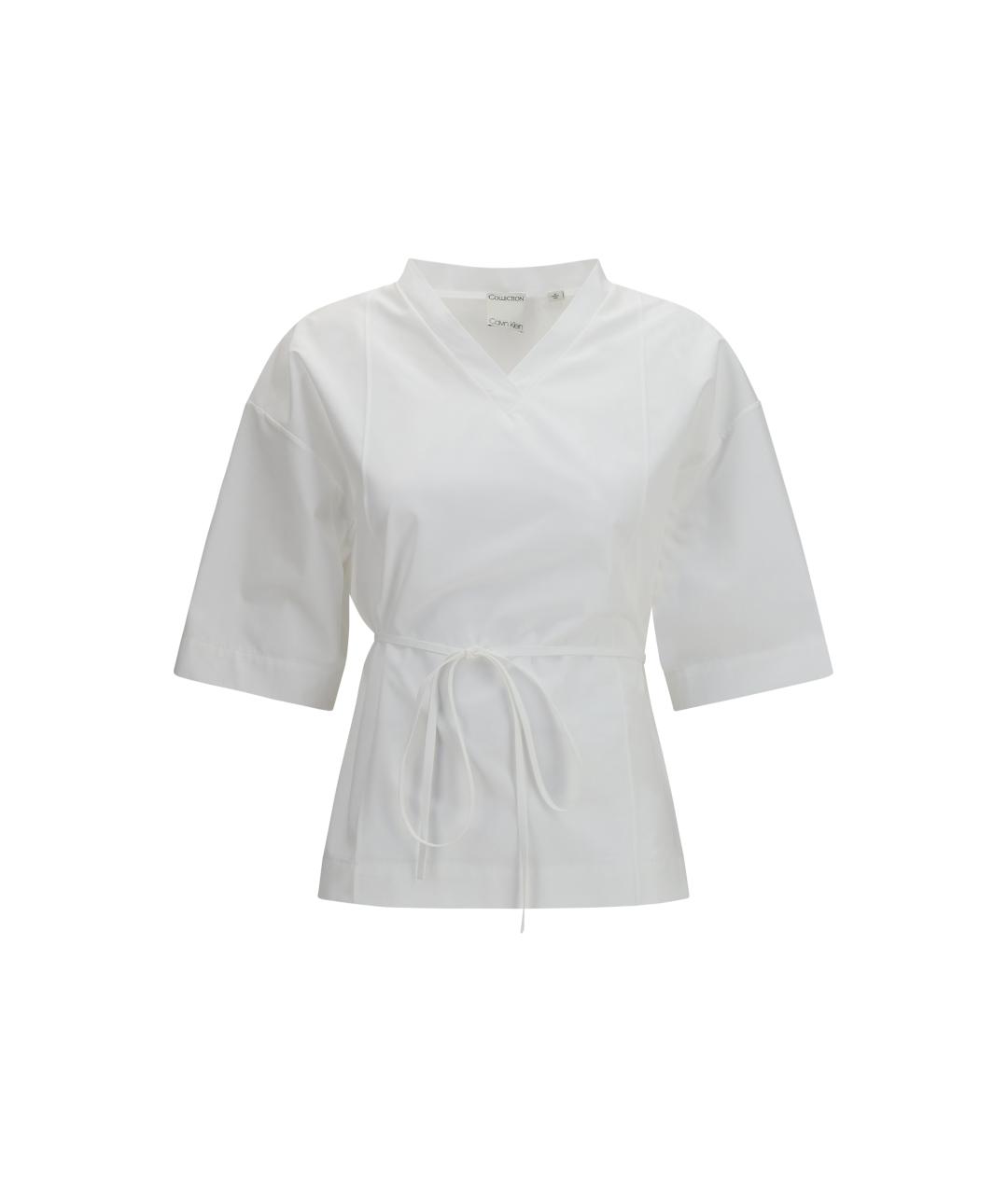 CALVIN KLEIN Белая хлопковая рубашка, фото 1