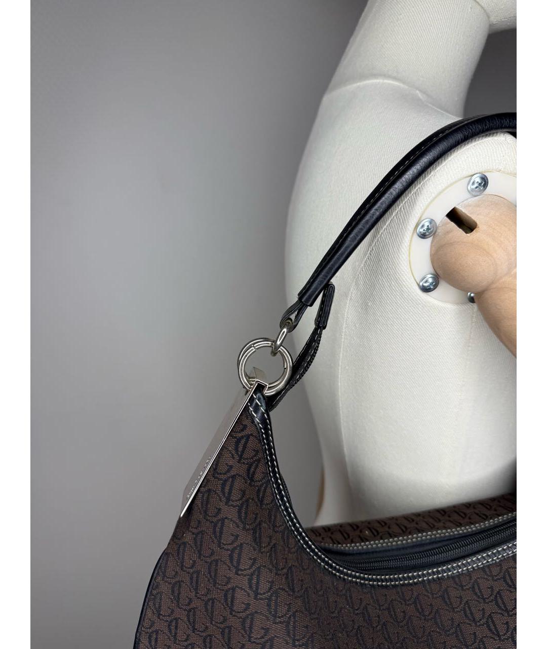 GUY LAROCHE Коричневая сумка с короткими ручками, фото 7