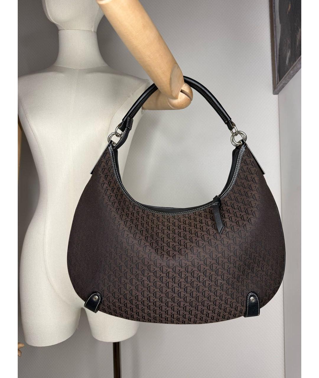 GUY LAROCHE Коричневая сумка с короткими ручками, фото 9