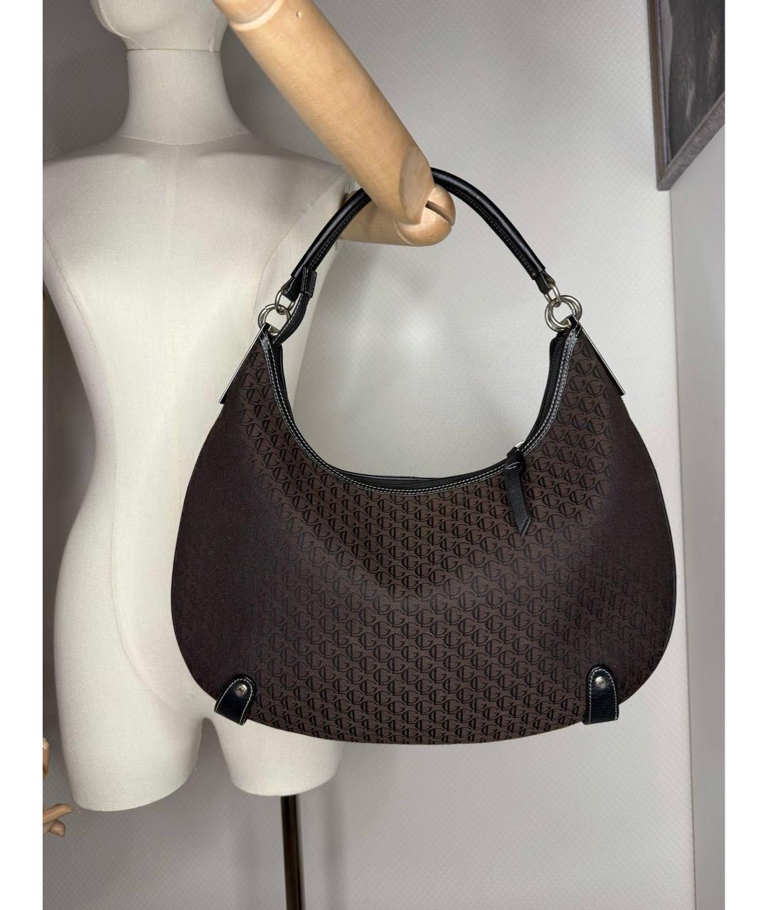 GUY LAROCHE Коричневая сумка с короткими ручками, фото 8