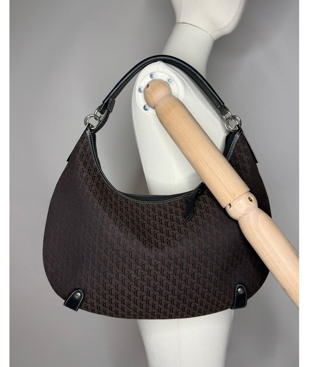 GUY LAROCHE Коричневая сумка с короткими ручками, фото 2