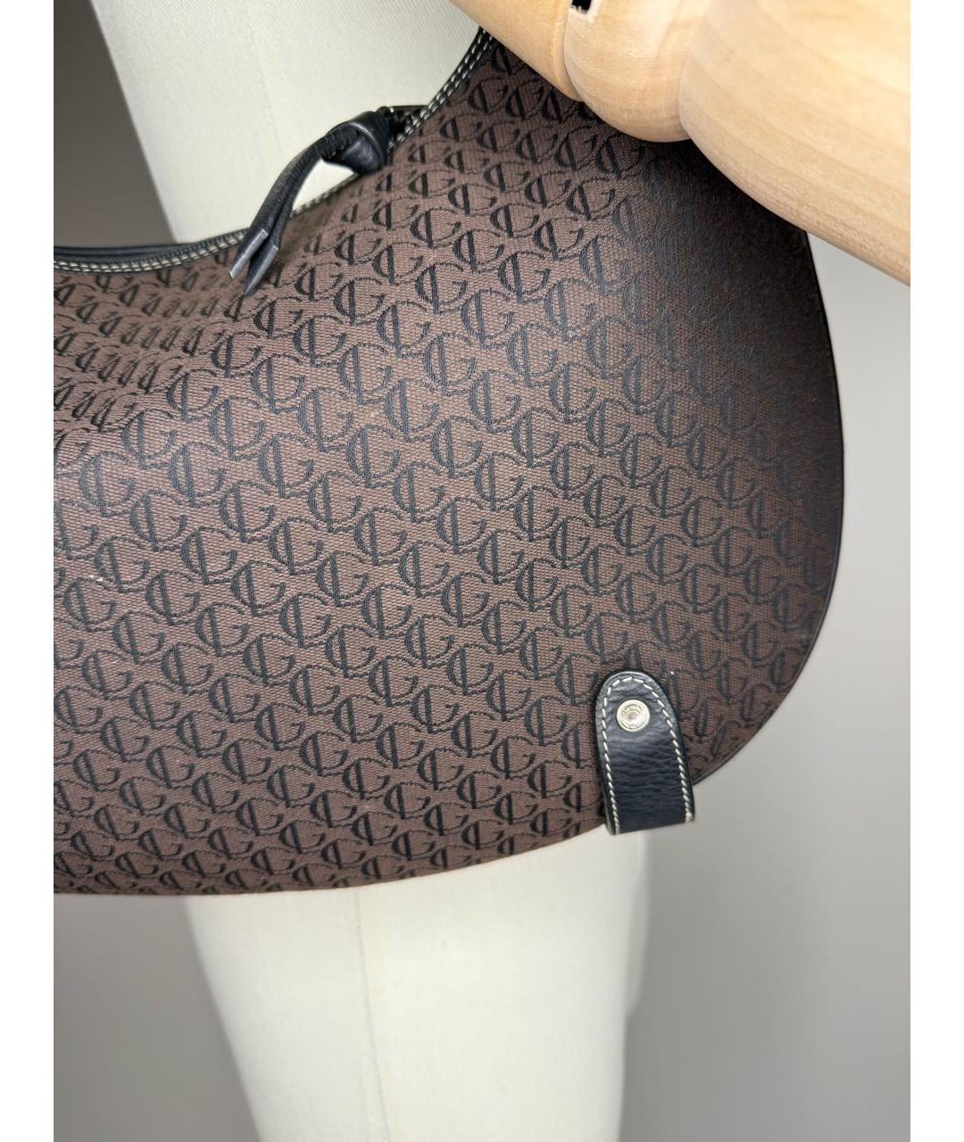 GUY LAROCHE Коричневая сумка с короткими ручками, фото 3