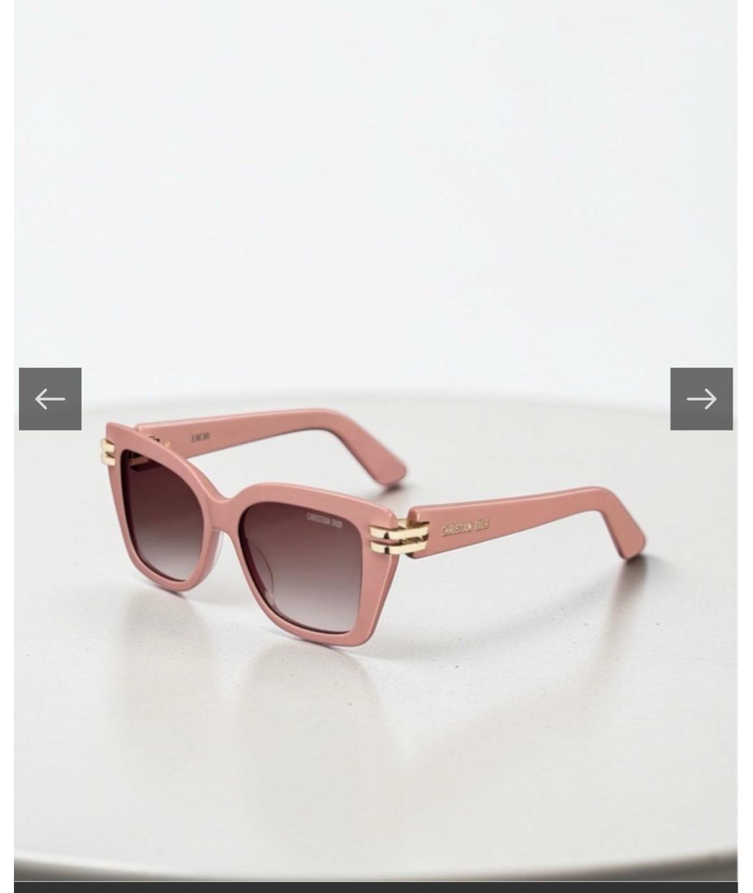 CHRISTIAN DIOR Розовые солнцезащитные очки, фото 4
