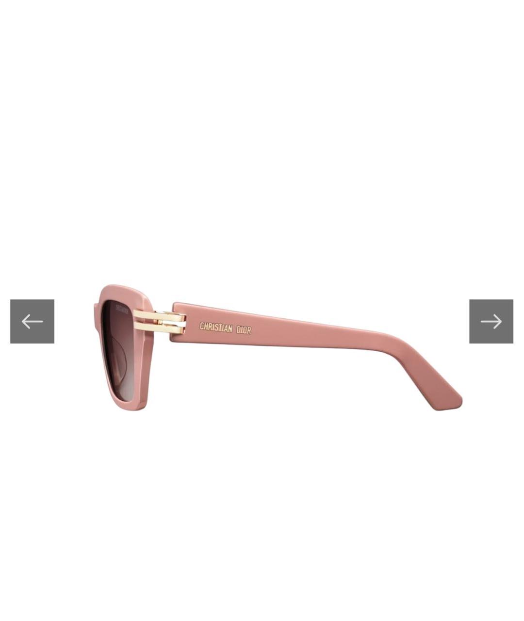 CHRISTIAN DIOR Розовые солнцезащитные очки, фото 2