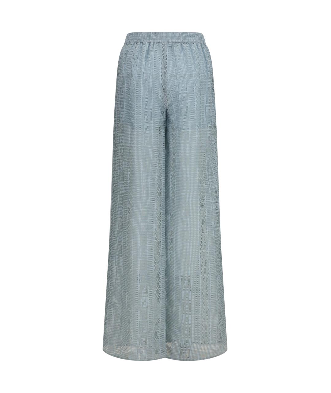 FENDI Шелковые прямые брюки, фото 2