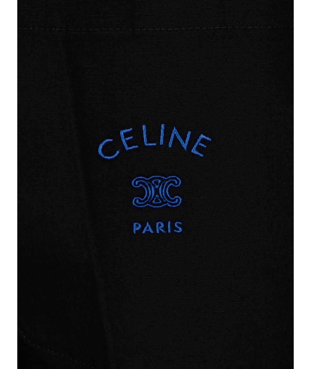CELINE Черные повседневные брюки, фото 3
