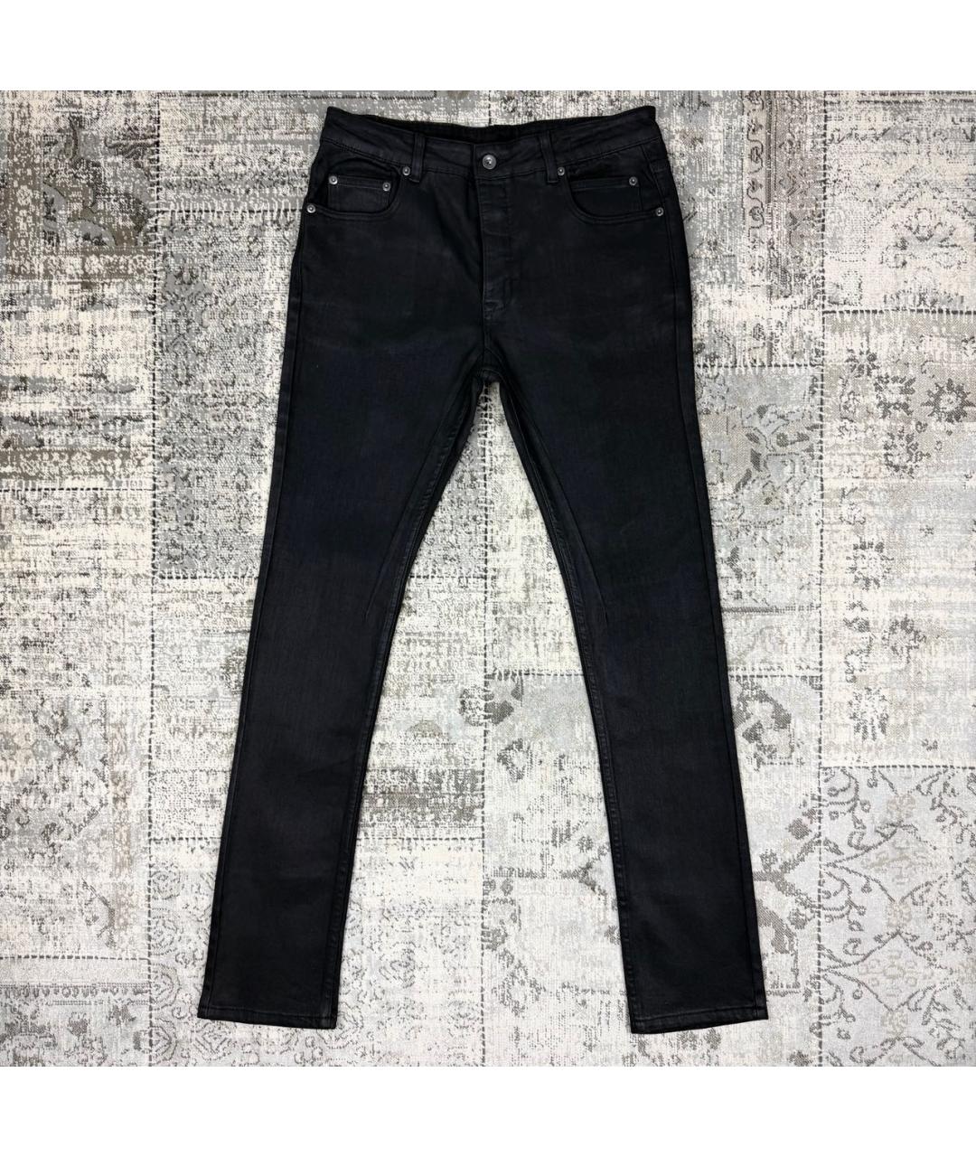 RICK OWENS DRKSHDW Черные хлопковые джинсы скинни, фото 7