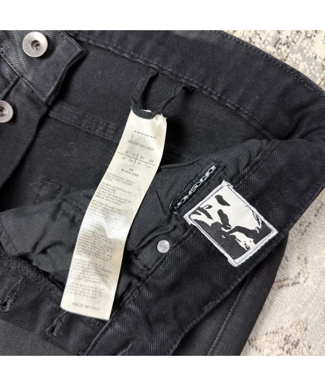 RICK OWENS DRKSHDW Черные хлопковые джинсы скинни, фото 4