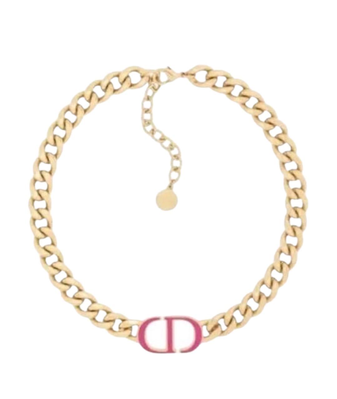 CHRISTIAN DIOR Золотой чокер, фото 1