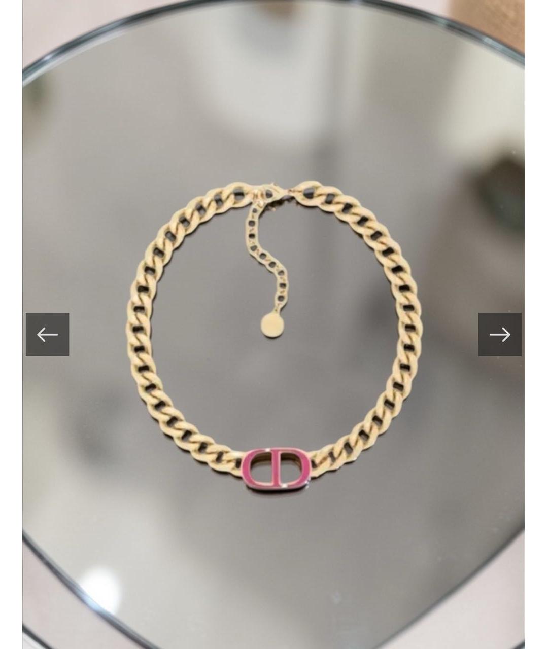 CHRISTIAN DIOR Золотой чокер, фото 2